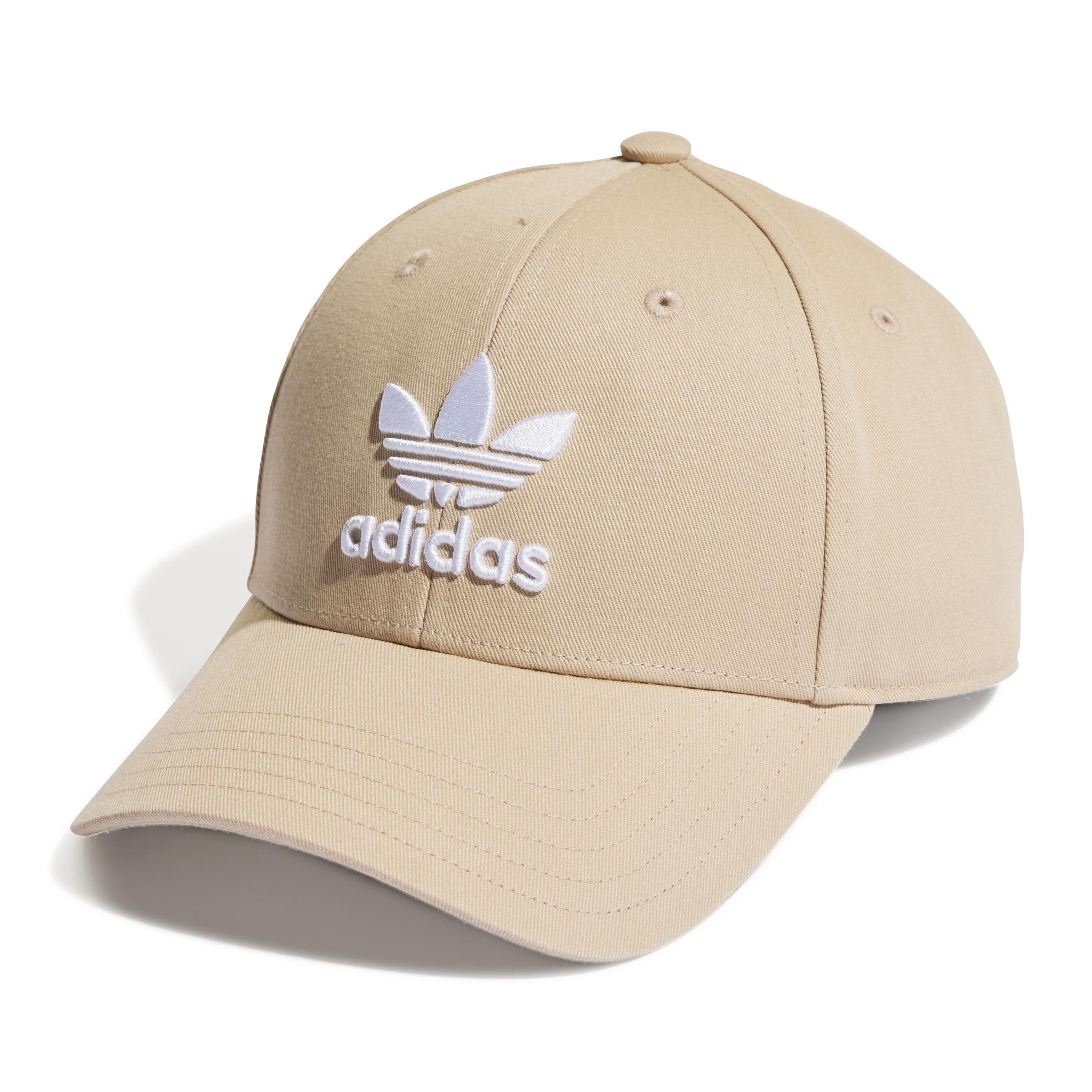 Unisex Trefoil Baseball Cap, Beige, A701_ONE, large image number 0