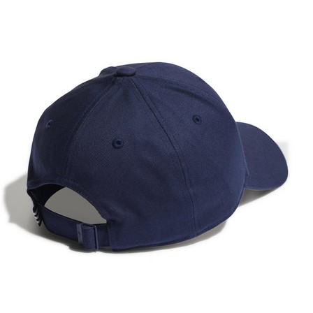 Unisex Trefoil Baseball Cap, Blue, A701_ONE, large image number 1