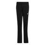 3-Stripes Flared Tracksuit Bottoms black Female Junior, A701_ONE, thumbnail image number 1