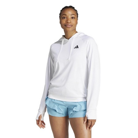 Women Made To Be Remade Running Hoodie, White, A701_ONE, large image number 0