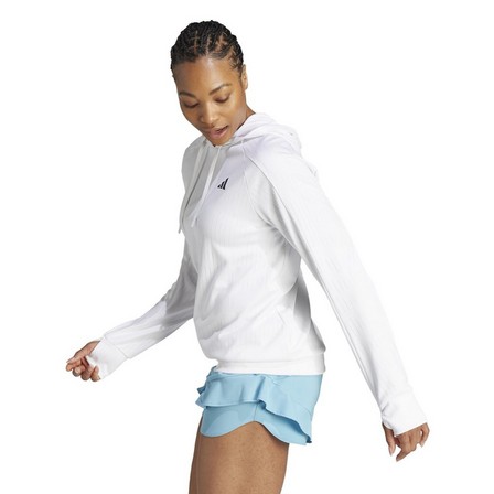 Women Made To Be Remade Running Hoodie, White, A701_ONE, large image number 1