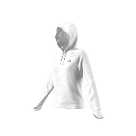 Women Made To Be Remade Running Hoodie, White, A701_ONE, large image number 11