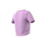 adidas - Kids Girls Aeroready Yoga Crop T-Shirt, Purple