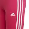 Kids Girls Designed 2 Move 3-Stripes Leggings, Pink, A701_ONE, thumbnail image number 4
