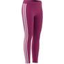 Kids Girls Designed 2 Move 3-Stripes Leggings, Pink, A701_ONE, thumbnail image number 8