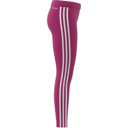 Kids Girls Designed 2 Move 3-Stripes Leggings, Pink, A701_ONE, large image number 12