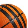 Unisex 3-Stripes Rubber X3 Basketball, Orange, A701_ONE, thumbnail image number 3