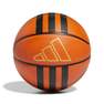 Unisex 3-Stripes Rubber Mini Basketball, Orange, A701_ONE, thumbnail image number 0