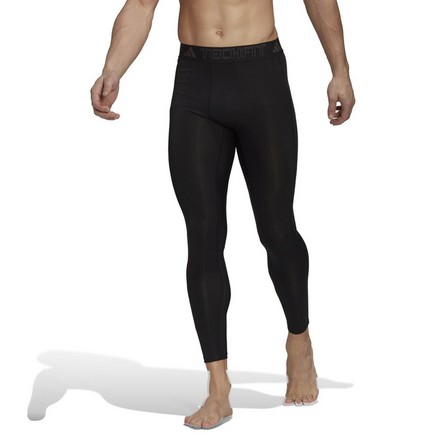 Men Techfit Aeroready Training Long Tights, Black, A701_ONE, large image number 7