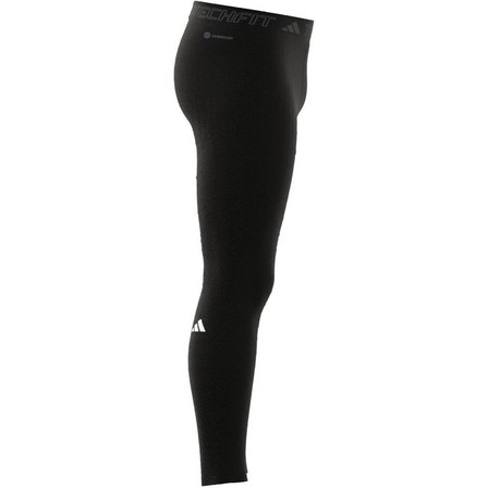Men Techfit Aeroready Training Long Tights, Black, A701_ONE, large image number 8