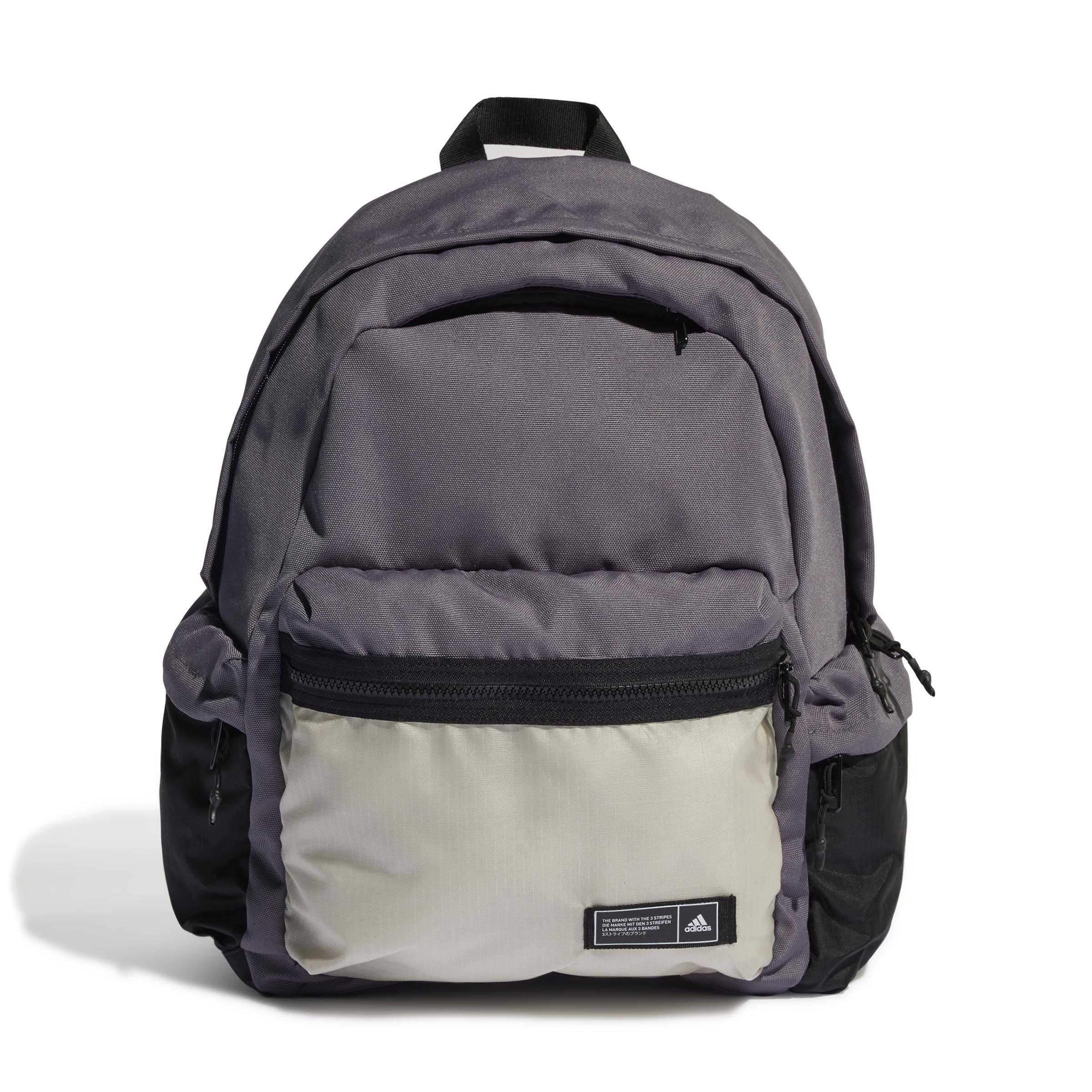 Unisex Classic Badge Of Sport Backpack, Grey, , large image number 2
