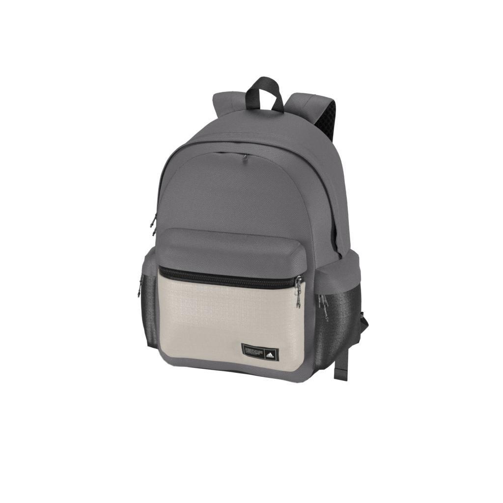 Unisex Classic Badge Of Sport Backpack, Grey, , large image number 8