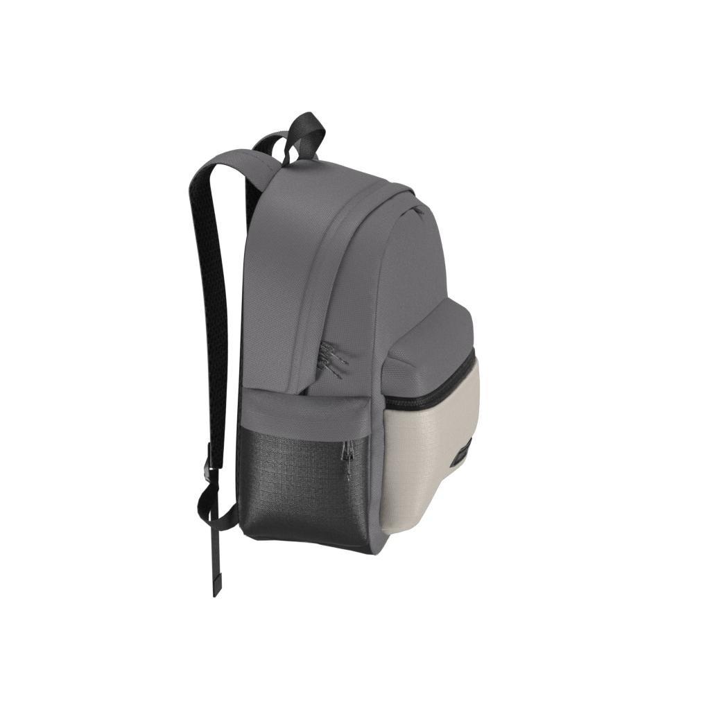 Unisex Classic Badge Of Sport Backpack, Grey, , large image number 9