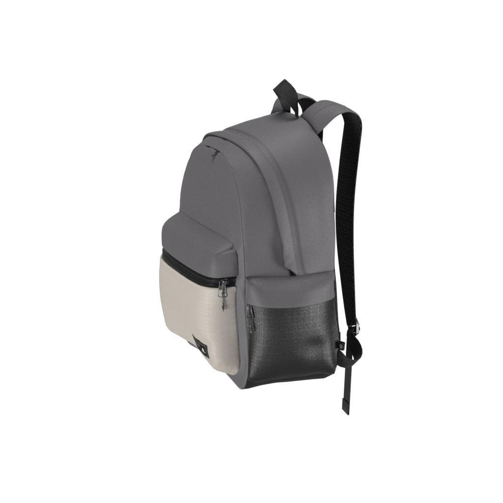 Unisex Classic Badge Of Sport Backpack, Grey, , large image number 12