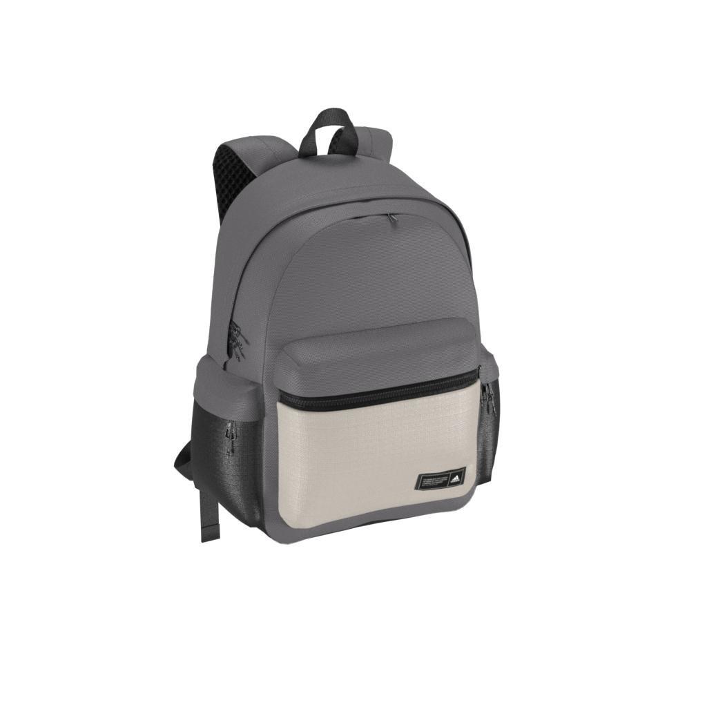 Unisex Classic Badge Of Sport Backpack, Grey, , large image number 13