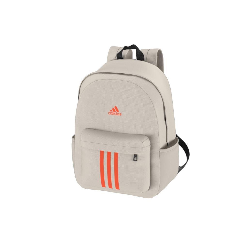 Unisex Classic Badge Of Sport 3-Stripes Backpack, Beige, , large image number 8