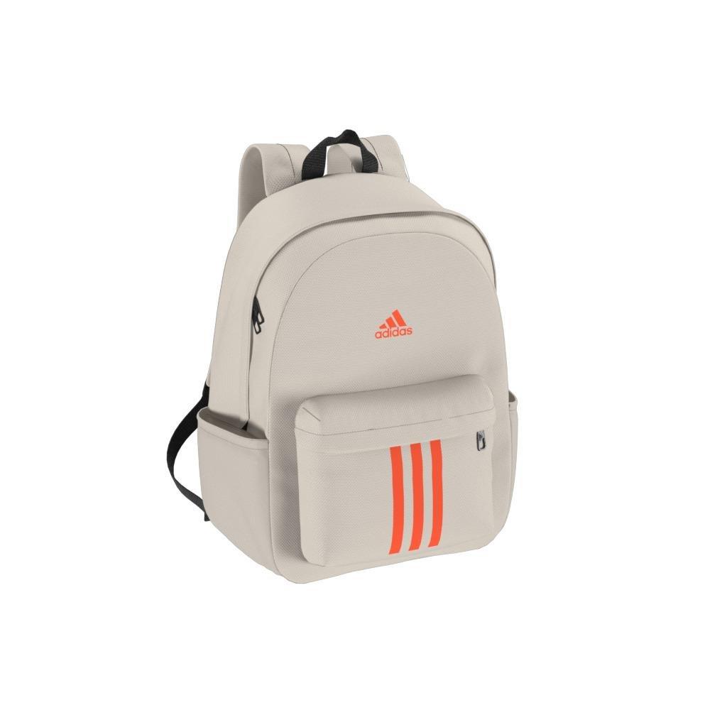 Unisex Classic Badge Of Sport 3-Stripes Backpack, Beige, , large image number 11