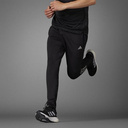 Men Own The Run Astro Knit Joggers, Black, A701_ONE, large image number 7