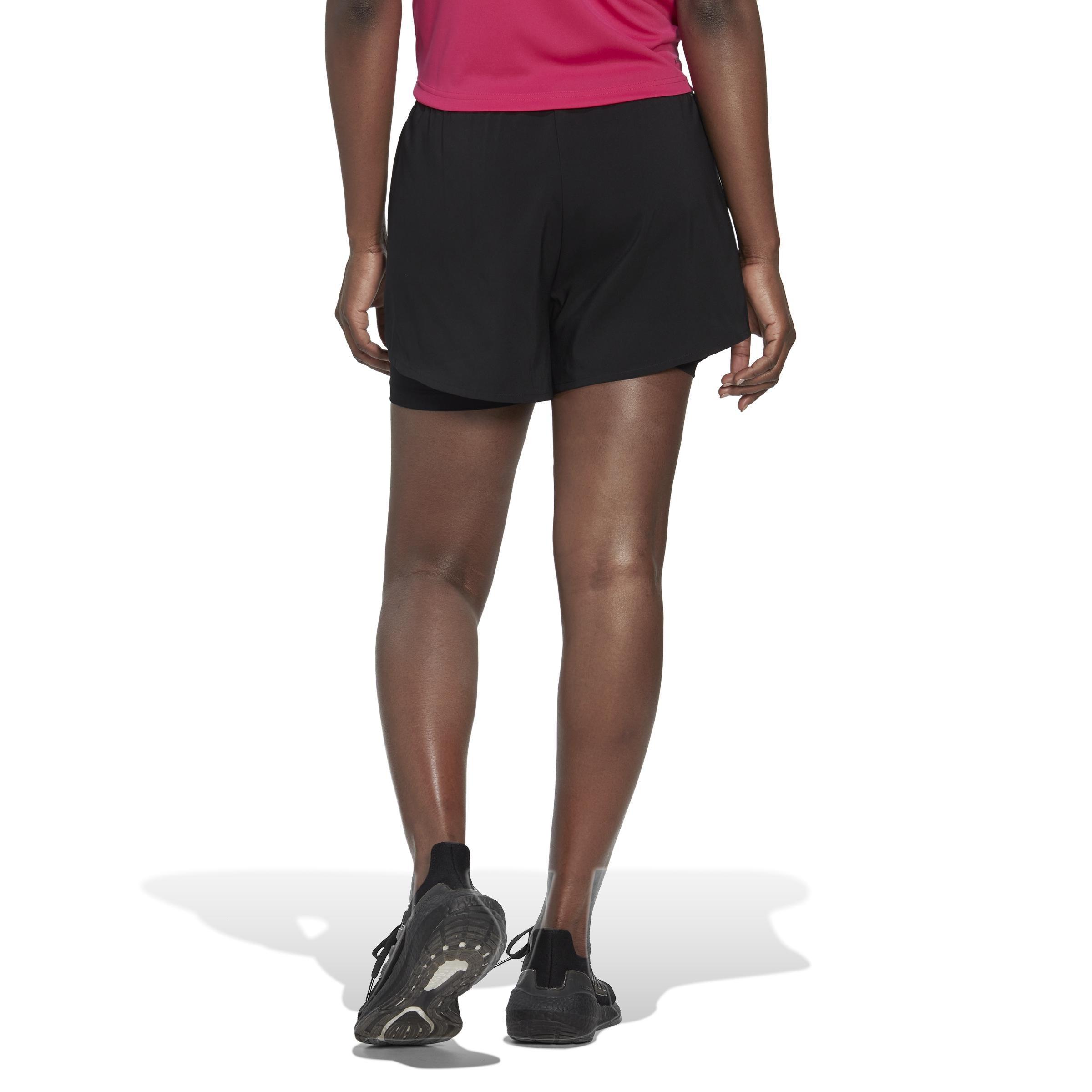 Aeroready Made For Training Minimal Two-In-One Shorts, Multicolour, , large image number 2