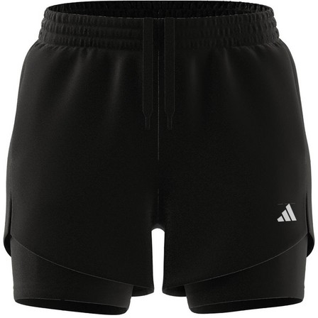 Womens 2 In 1 Shorts, Black, A701_ONE, large image number 5