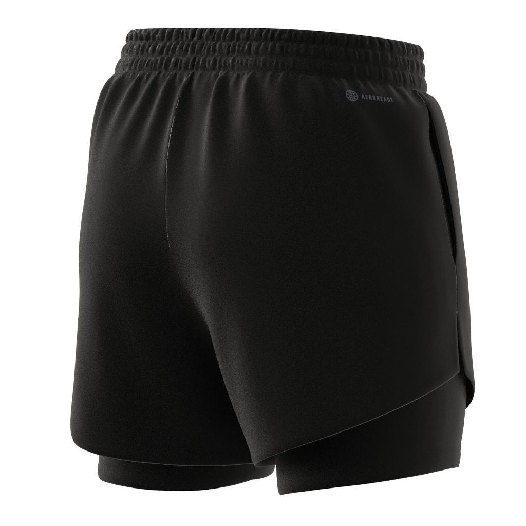 Women Aeroready Made For Training Minimal Two-In-One Shorts, Multicolour, A701_ONE, large image number 6