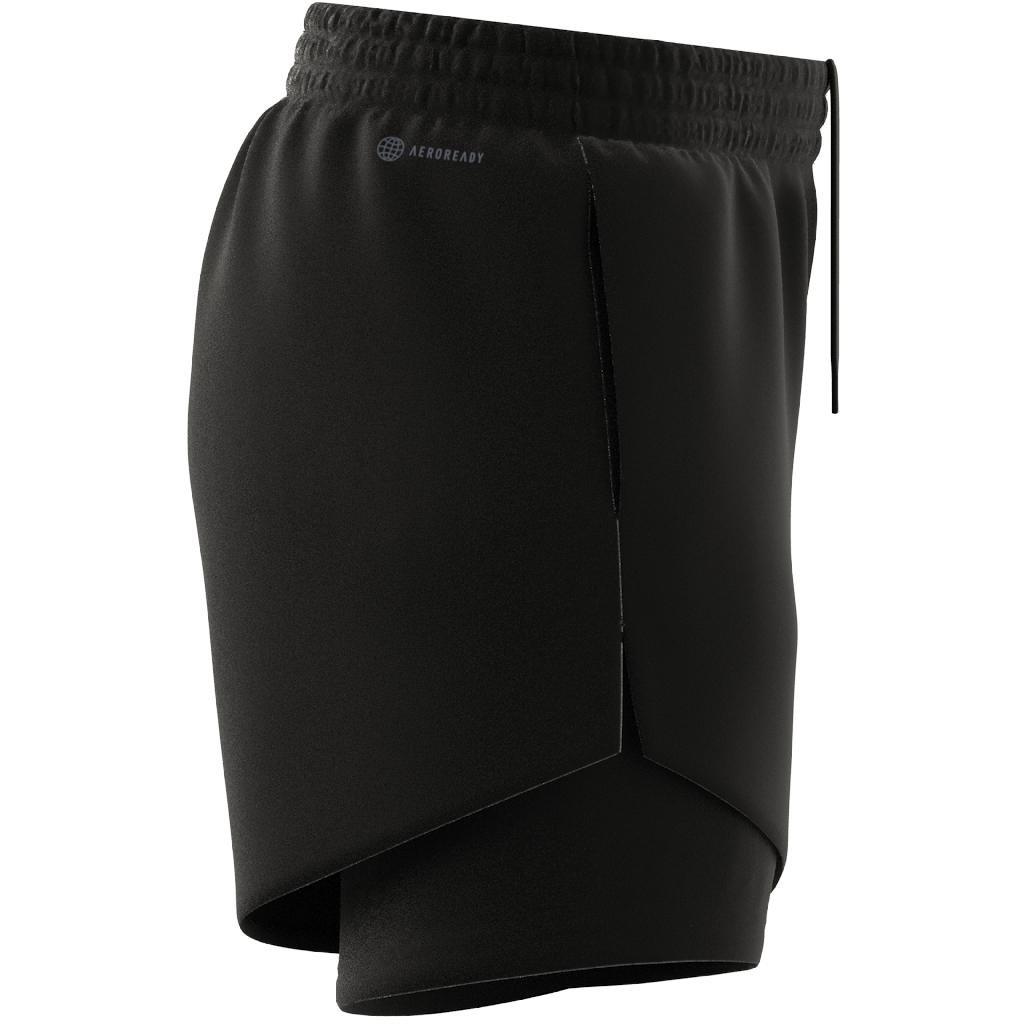 Women Aeroready Made For Training Minimal Two-In-One Shorts, Black, A701_ONE, large image number 9