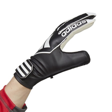 Kids Unisex Tiro Club Goalkeeper Gloves, Black, A701_ONE, large image number 7