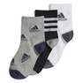 Kids Unisex Graphic Socks 3 Pairs, Black, A701_ONE, thumbnail image number 0
