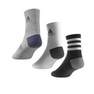 Kids Unisex Graphic Socks 3 Pairs, Black, A701_ONE, thumbnail image number 5