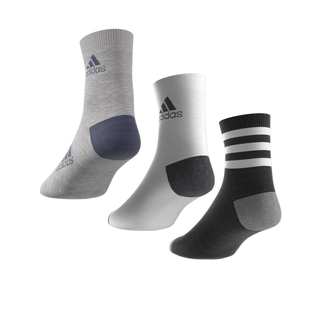 adidas - Kids Unisex Graphic Socks 3 Pairs, Black