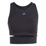 Women Tailored Hiit Heat.Rdy Crop Training Tank Top, Black, A701_ONE, thumbnail image number 2
