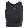 Women Tailored Hiit Heat.Rdy Crop Training Tank Top, Black, A701_ONE, thumbnail image number 3