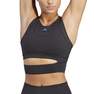 Women Tailored Hiit Heat.Rdy Crop Training Tank Top, Black, A701_ONE, thumbnail image number 4