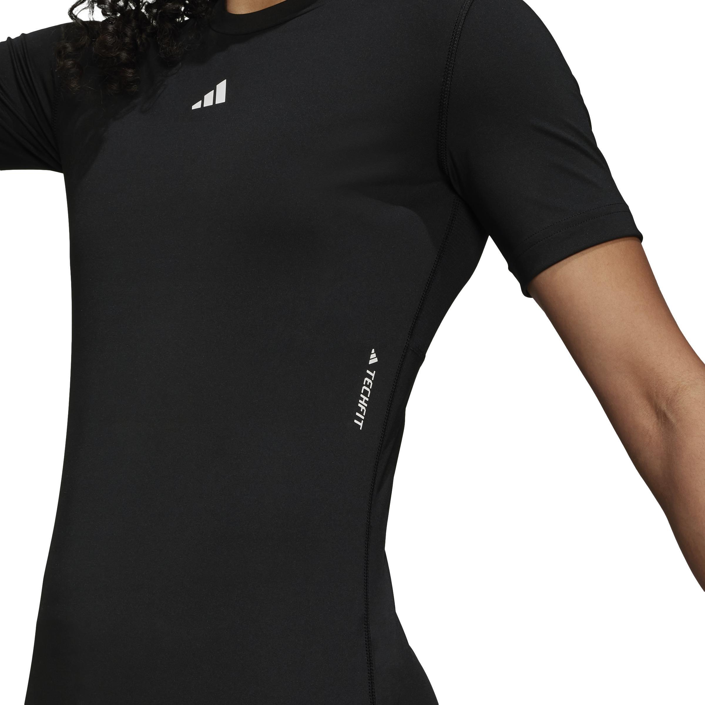 adidas - Women Techfit Training T-Shirt, Black