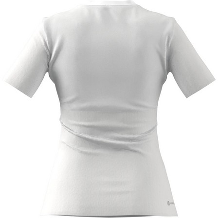 Women Techfit Training T-Shirt, White, A701_ONE, large image number 11