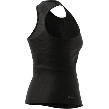 Women Techfit Racerback Training Tank Top, Black, A701_ONE, large image number 6