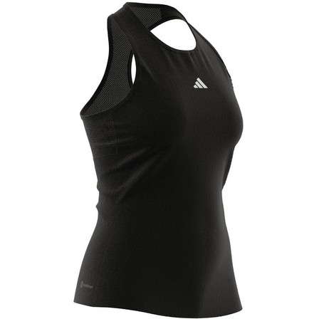 Women Techfit Racerback Training Tank Top, Black, A701_ONE, large image number 9