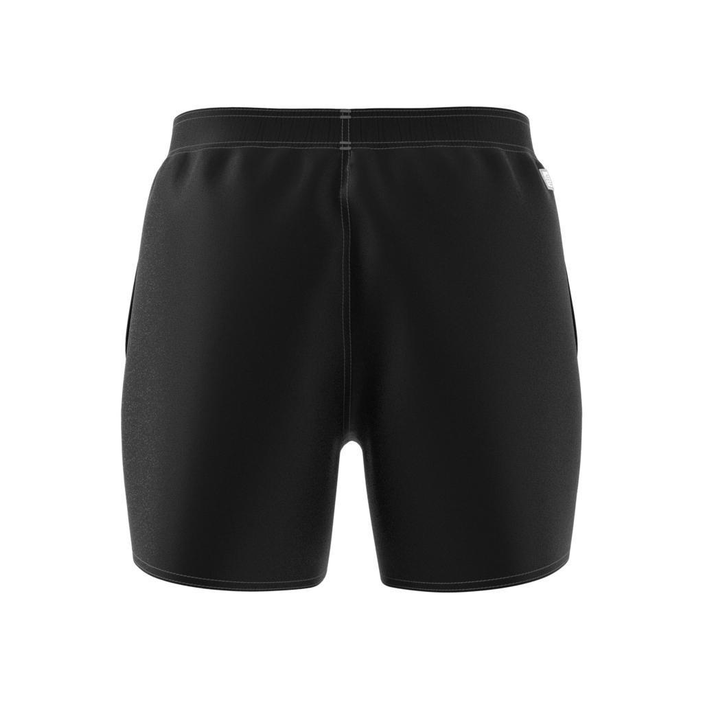 Men Length Solid Swim Shorts, Black, A701_ONE, large image number 8