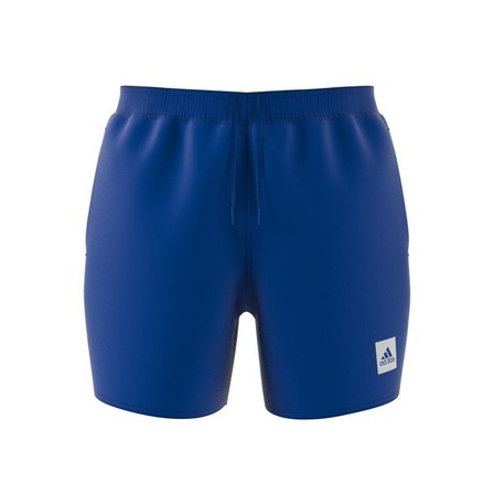 Men Short Length Solid Swim Shorts Team, Blue, A701_ONE, large image number 8