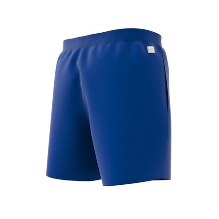Men Short Length Solid Swim Shorts Team, Blue, A701_ONE, large image number 11