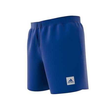 Men Short Length Solid Swim Shorts Team, Blue, A701_ONE, large image number 14