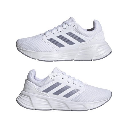 Women Galaxy 6 Shoes Ftwr, White, A701_ONE, large image number 16