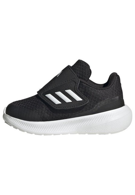 Unisex Kids Run falcon 3.0 Hook-And-Loop Shoes, Black, A701_ONE, large image number 12