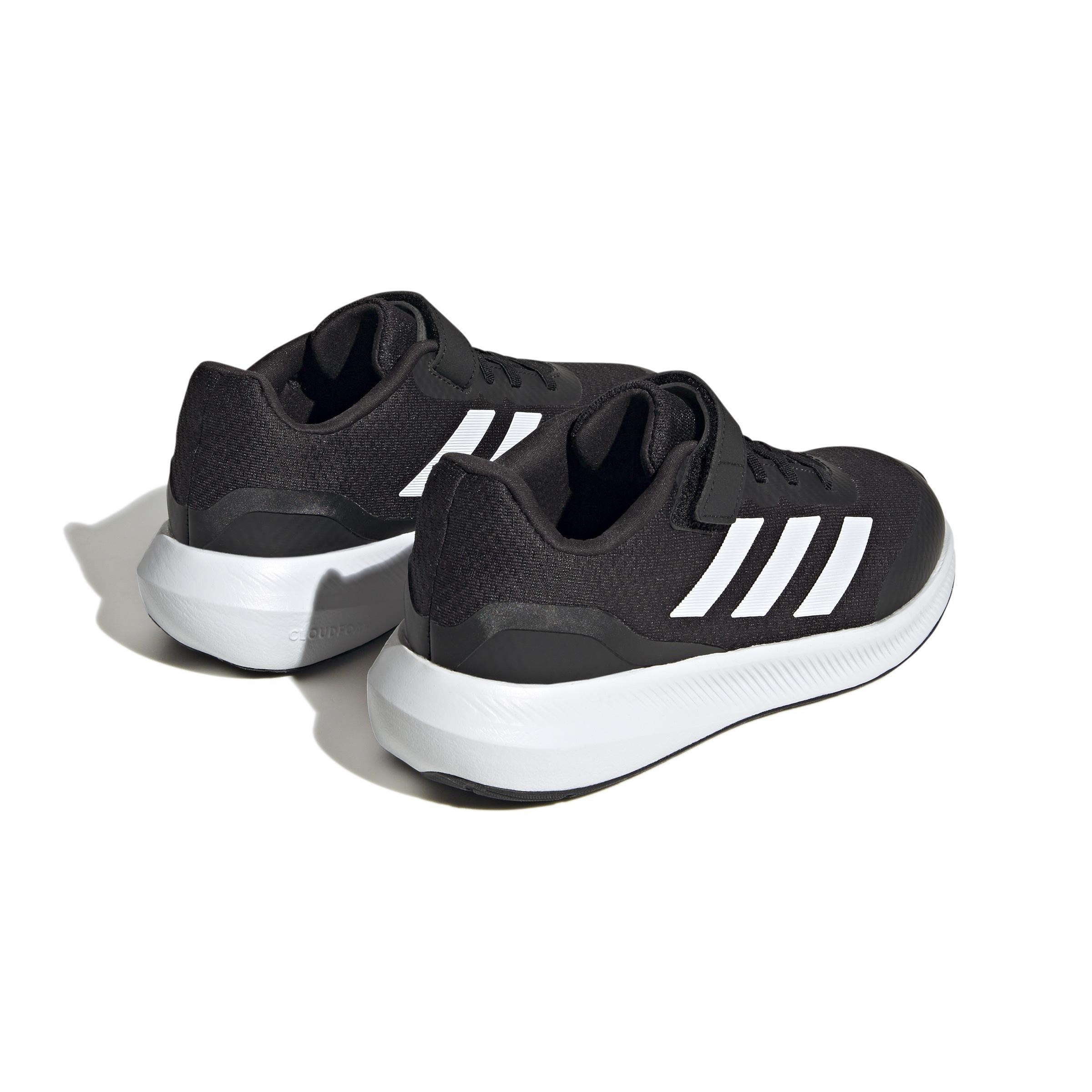 Kids Unisex Runfalcon 3.0 Elastic Lace Shoes Black