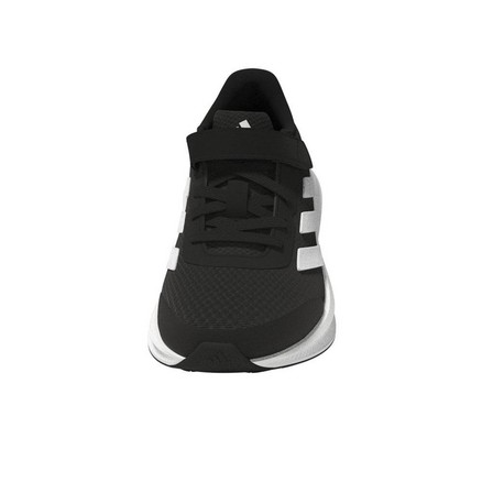 Kids Unisex Runfalcon 3.0 Elastic Lace Shoes, Black, A701_ONE, large image number 1