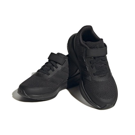 Unisex Kids Runfalcon 3.0 Elastic Lace Shoes, Black, A701_ONE, large image number 1