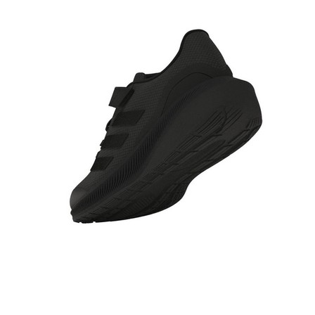 Unisex Kids Runfalcon 3.0 Elastic Lace Shoes, Black, A701_ONE, large image number 8