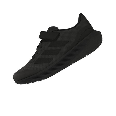 Unisex Kids Runfalcon 3.0 Elastic Lace Shoes, Black, A701_ONE, large image number 14
