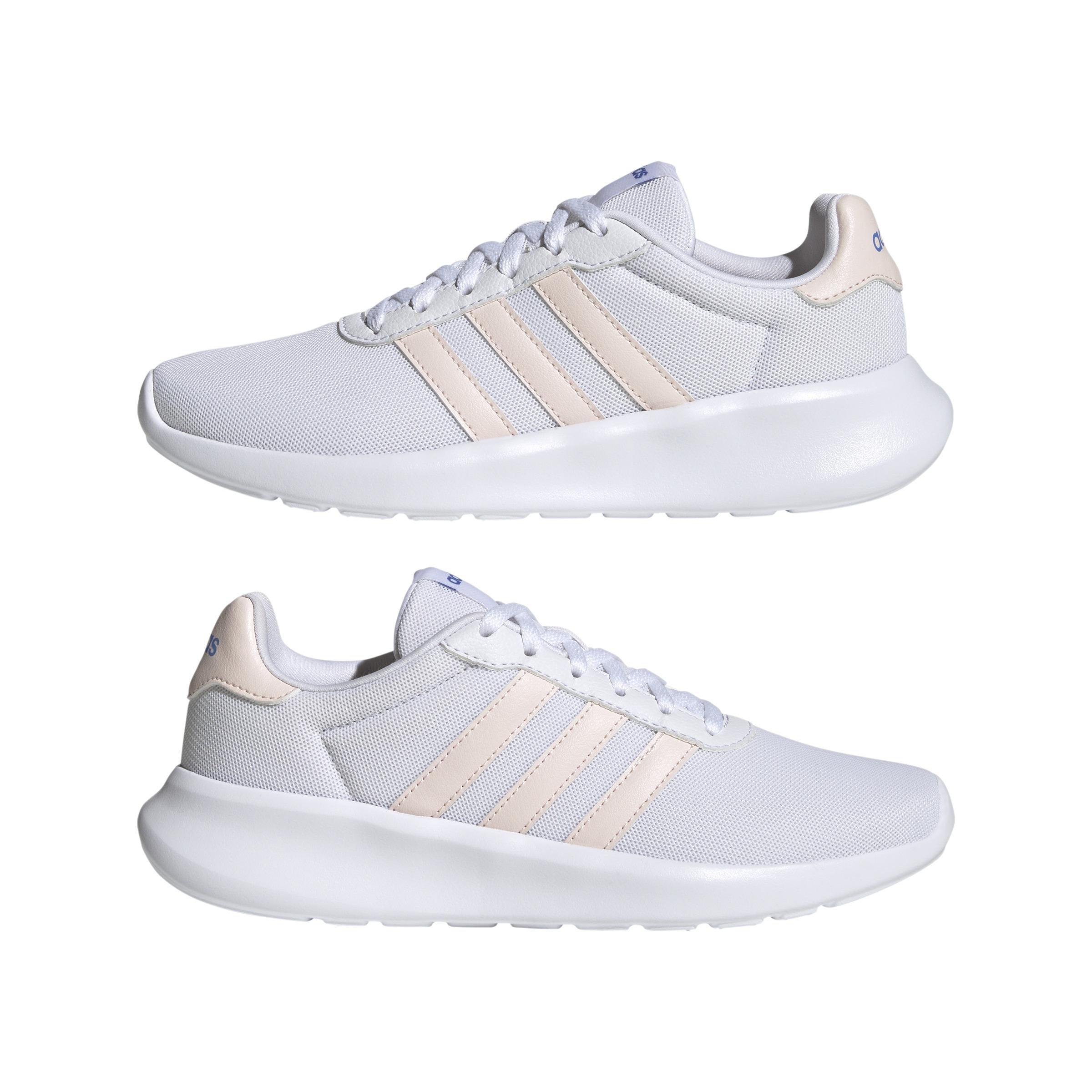 Adidas lite racer store white womens