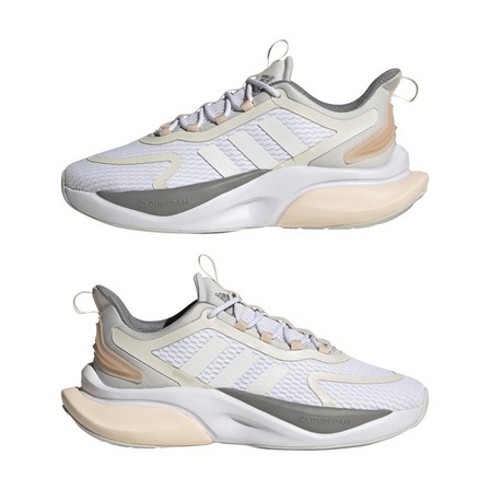 Women Alphabounce+ Sustainable Bounce Shoes Ftwr, White, A701_ONE, large image number 11
